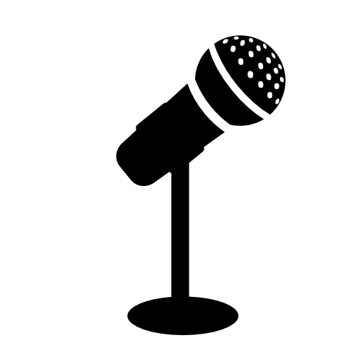 Microphone for a singer or a conference