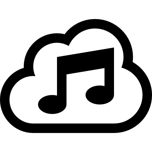 Music cloud symbol