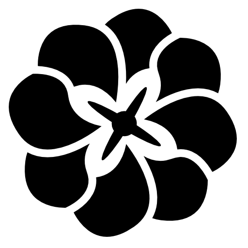 Flower variant with overlapping petals
