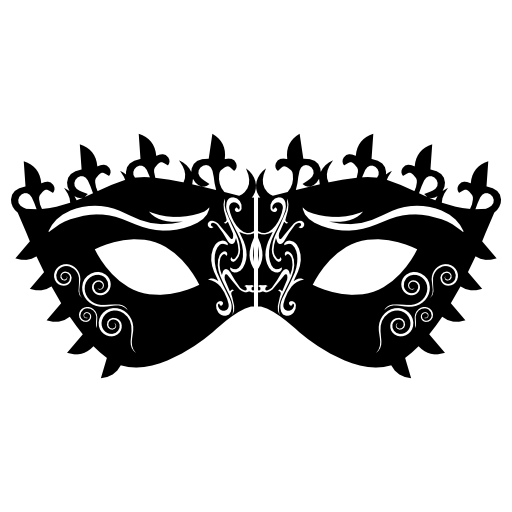 Carnival ornamented mask design