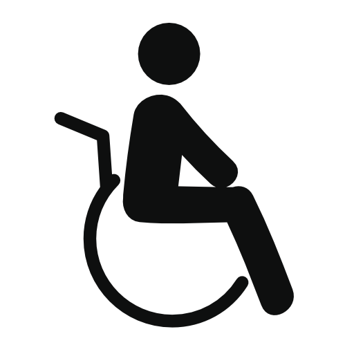 Invalid on wheels chair