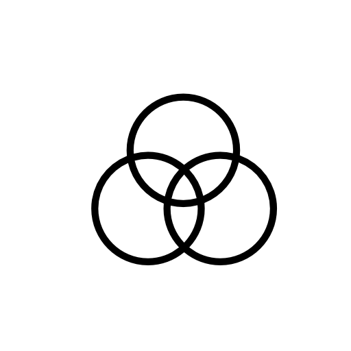 Overlapping circles
