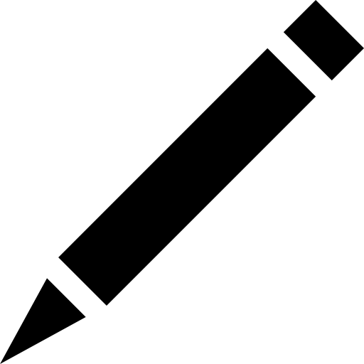 Crayon pen variant in diagonal position
