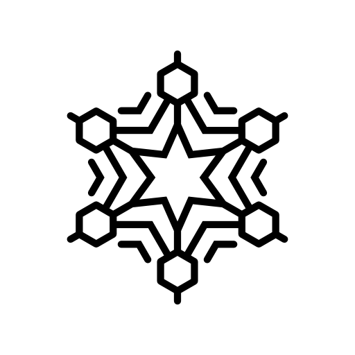 Snowflake star design