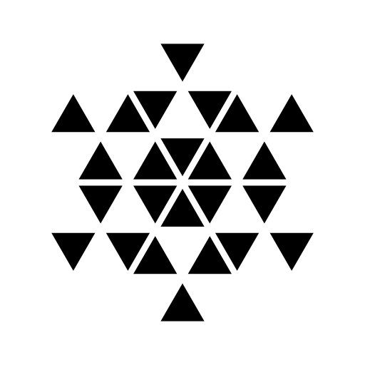 Polygonal ornament of hexagons and triangles