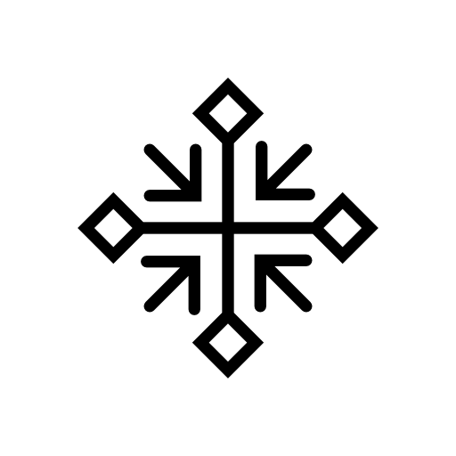 Snowflake with squares