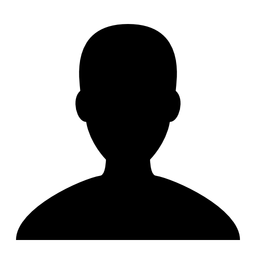 Male profile user shadow