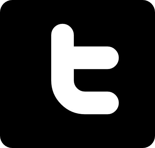 Twitter logo with rounded corners