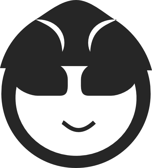 Helmeted cyclist head with smiling face