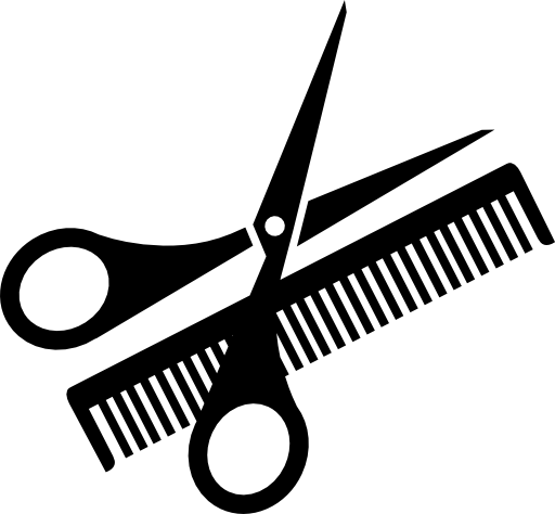 Scissor and comb
