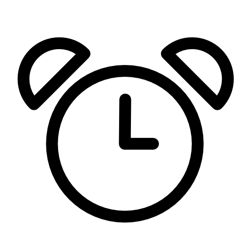 Alarm clock of old design