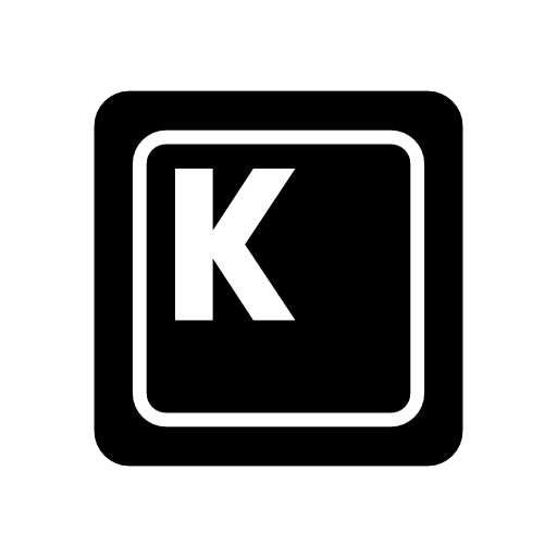 Keyboard key K