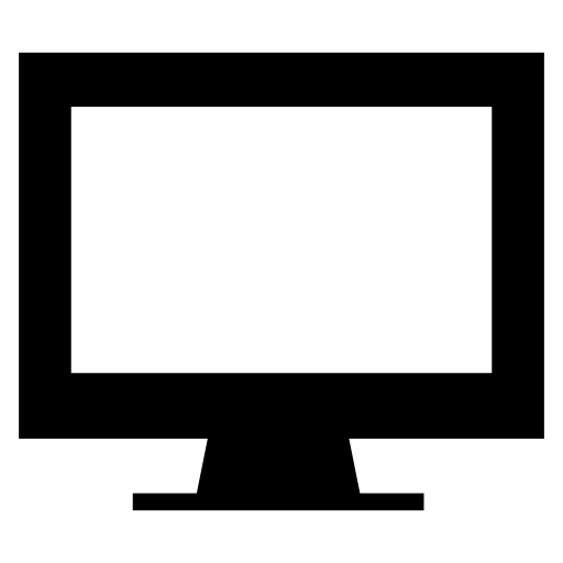 Screen of a monitor