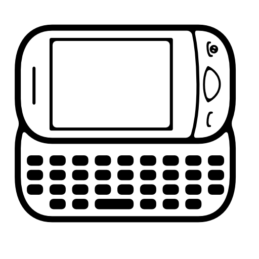 Mobile phone with big keyboard