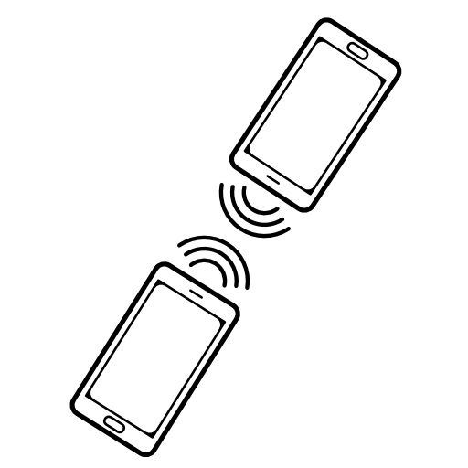 Mobile phone connected by bluetooth