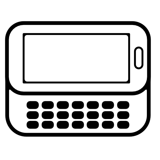 Mobile phone with independent keyboard