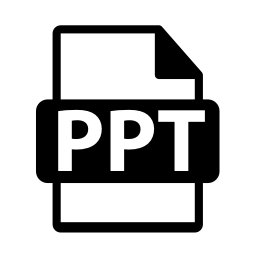 Ppt business presentation file format symbol