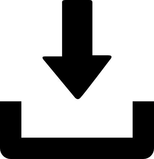 Arrow representing a download