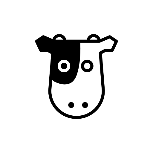 Cow frontal head