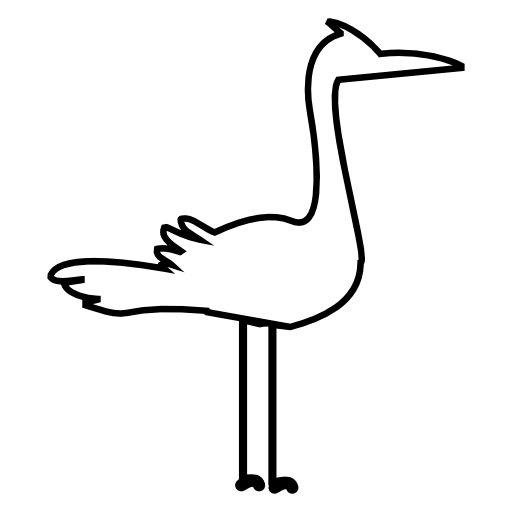 Flamingo silhouette