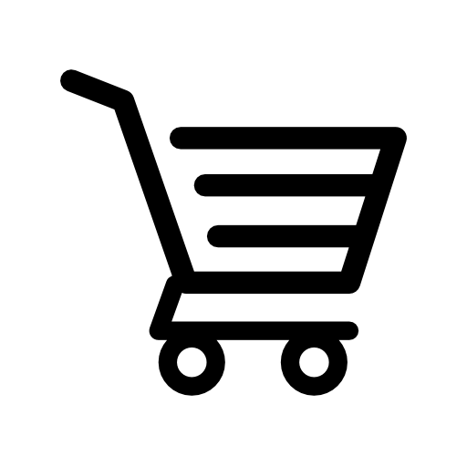 Shopping cart of horizontal lines design
