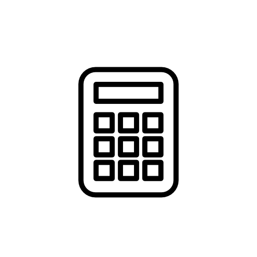 Calculator outline