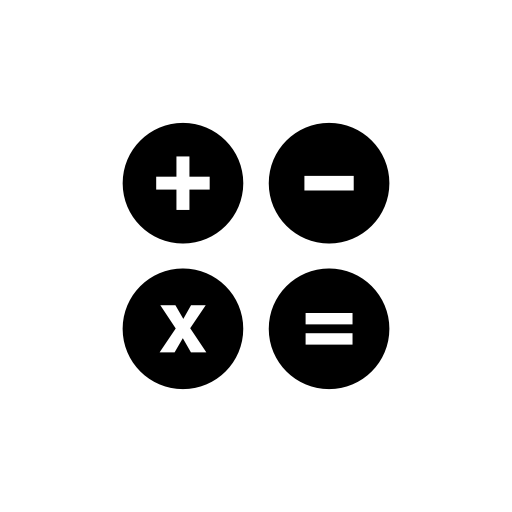 Mathematic operations symbols