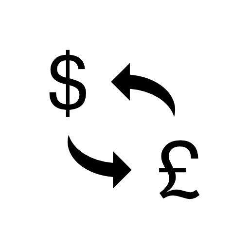 Dollar and British Pound exchange