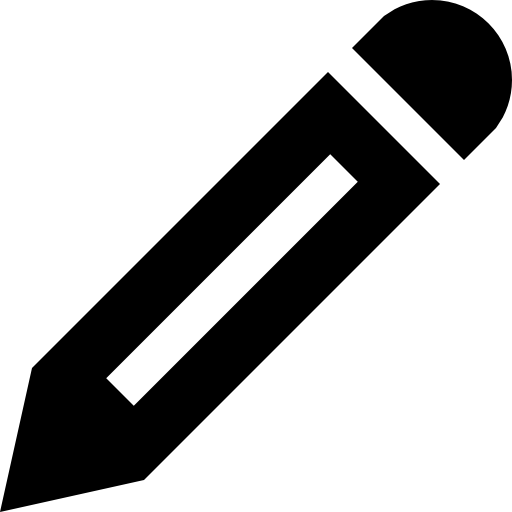 Writing pencil symbol