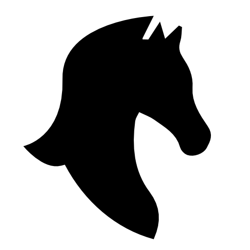 Horse head side view variant