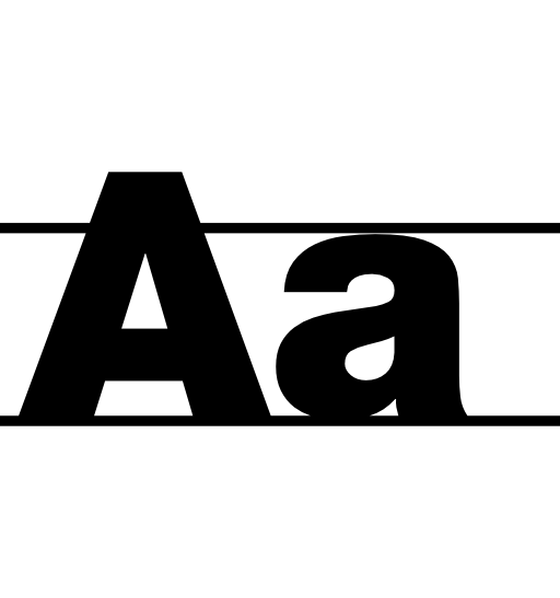 Letters education symbol