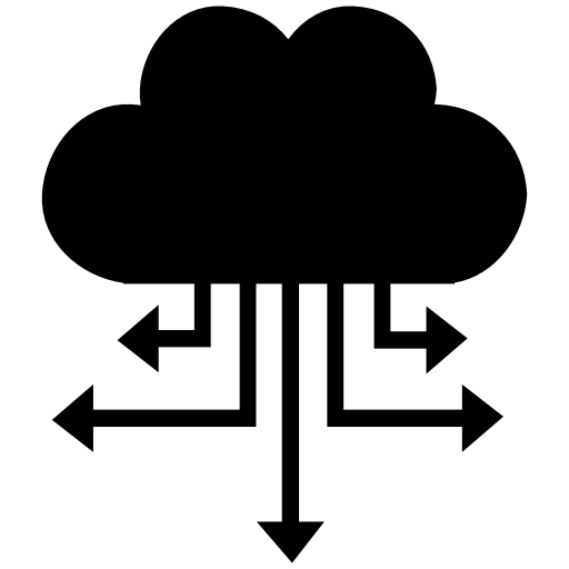 Cloud data distribution symbol