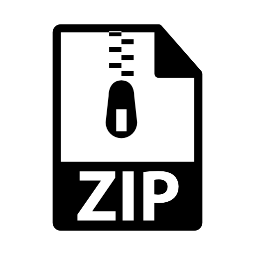 Zip compressed files extension