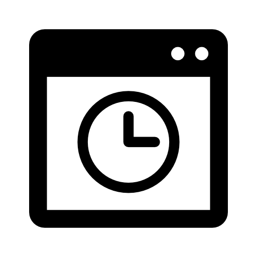 Open window with timer