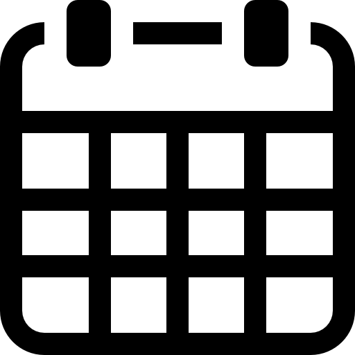 Calendar page with grid